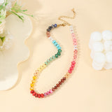 Gemstone Necklace | Natural Agate-Women - Jewelry - Necklaces-zenana-Sister Shirts, Cute & Custom Tees for Mama & Littles in Trussville, Alabama.