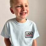 USA Patches l Youth Tee l RTS-Sister Shirts-Sister Shirts, Cute & Custom Tees for Mama & Littles in Trussville, Alabama.