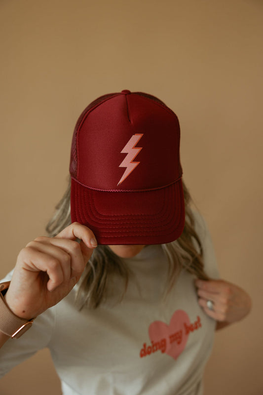 Spotted Bolt | Adult Trucker Hat-Hats-Sister Shirts-Sister Shirts, Cute & Custom Tees for Mama & Littles in Trussville, Alabama.