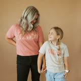 Floral Mom | Mom Crop Tee-Womens - Tops - Tees-Sister Shirts-Sister Shirts, Cute & Custom Tees for Mama & Littles in Trussville, Alabama.