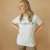 Customizable Multi Happy | Adult Tee-Womens - Tops - Tees-Sister Shirts-Sister Shirts, Cute & Custom Tees for Mama & Littles in Trussville, Alabama.
