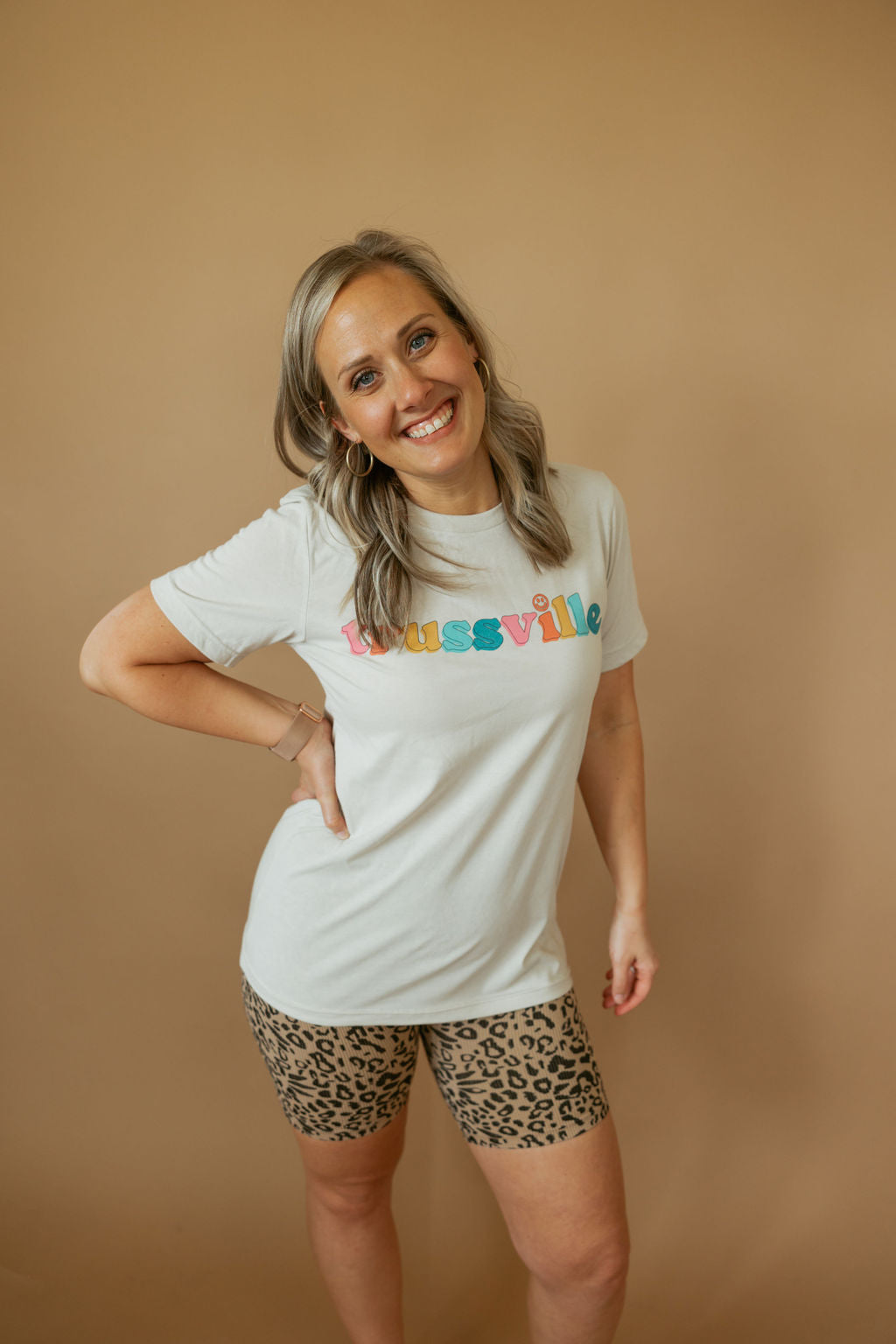 Trussville Multi Happy | Adult Tee-Womens - Tops - Tees-Sister Shirts-Sister Shirts, Cute & Custom Tees for Mama & Littles in Trussville, Alabama.