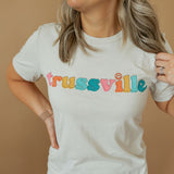 Trussville Multi Happy | Adult Tee-Womens - Tops - Tees-Sister Shirts-Sister Shirts, Cute & Custom Tees for Mama & Littles in Trussville, Alabama.