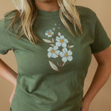 Birth Flower | Adult Tee-Womens - Tops - Tees-Sister Shirts-Sister Shirts, Cute & Custom Tees for Mama & Littles in Trussville, Alabama.
