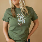 Birth Flower | Adult Tee-Womens - Tops - Tees-Sister Shirts-Sister Shirts, Cute & Custom Tees for Mama & Littles in Trussville, Alabama.