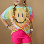 Jesus Loves You Happy | Kids Tee-Youth - Tops - Tees-Sister Shirts-Sister Shirts, Cute & Custom Tees for Mama & Littles in Trussville, Alabama.