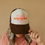 Doing My Best | Adult Trucker Hat-Women - Accessories - Hats-Sister Shirts-Sister Shirts, Cute & Custom Tees for Mama & Littles in Trussville, Alabama.