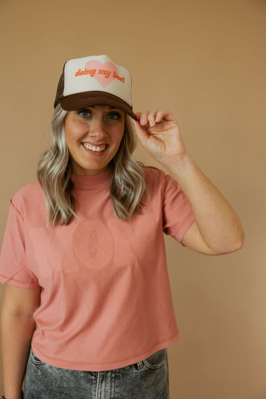 Doing My Best | Adult Trucker Hat-Hats-Sister Shirts-Sister Shirts, Cute & Custom Tees for Mama & Littles in Trussville, Alabama.