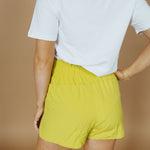 Elastic Waist Active Wear Shorts | Lime-women - bottoms - shorts-Very J-Sister Shirts, Cute & Custom Tees for Mama & Littles in Trussville, Alabama.