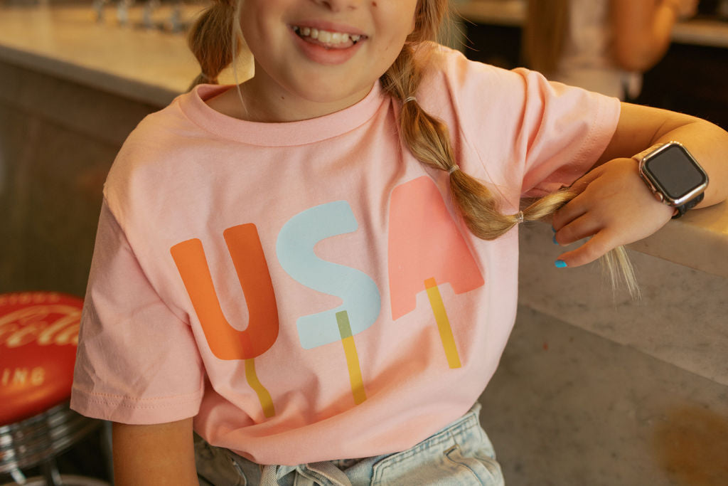 USA Popsicles | Kids Tee-Kids Tees-Sister Shirts-Sister Shirts, Cute & Custom Tees for Mama & Littles in Trussville, Alabama.