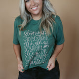 Silent Night | Adult Tee-Adult Tee-Sister Shirts-Sister Shirts, Cute & Custom Tees for Mama & Littles in Trussville, Alabama.
