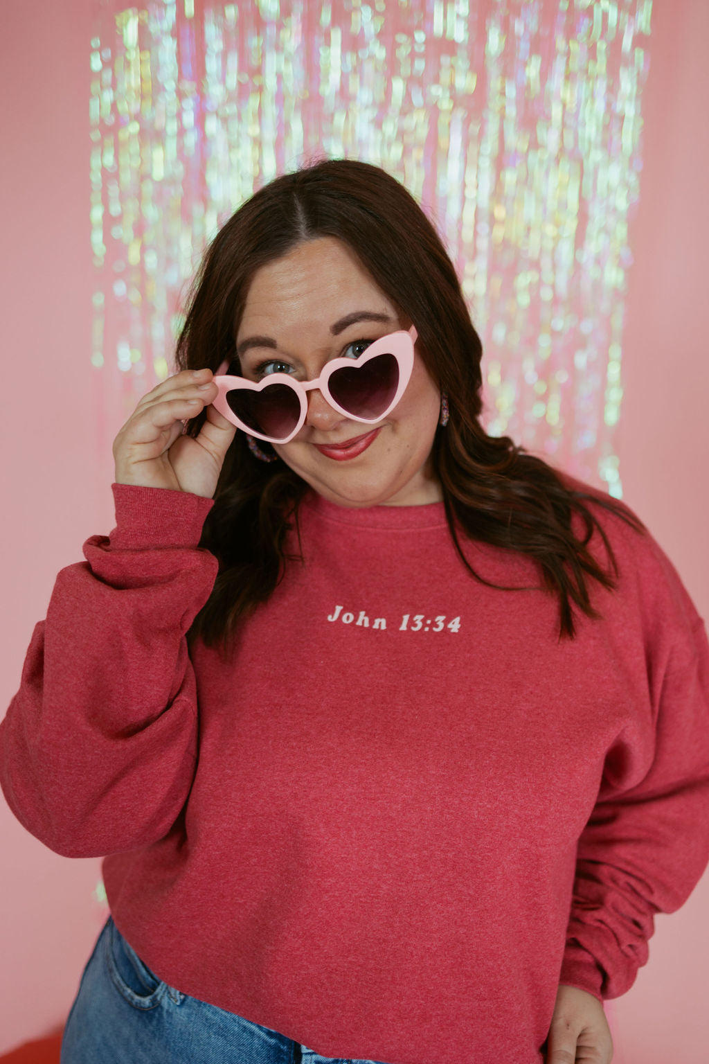 Load image into Gallery viewer, Love One Another | Adult Pullover-Adult Pullover-Sister Shirts-Sister Shirts, Cute &amp;amp; Custom Tees for Mama &amp;amp; Littles in Trussville, Alabama.
