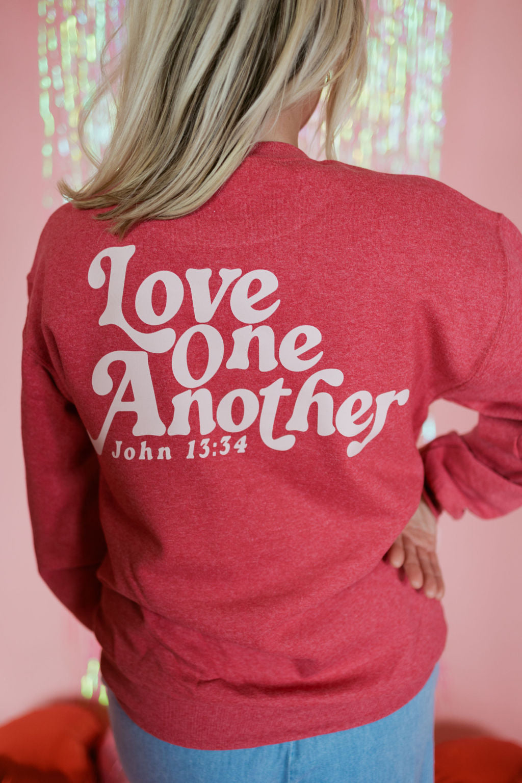 Love One Another | Adult Pullover | RTS-Adult Pullover-Sister Shirts-Sister Shirts, Cute & Custom Tees for Mama & Littles in Trussville, Alabama.