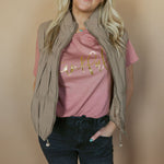 Thankful Gold Foil | Adult Tee-Womens - Tops - Tees-Sister Shirts-Sister Shirts, Cute & Custom Tees for Mama & Littles in Trussville, Alabama.