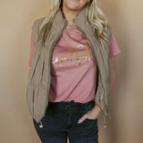 Thankful Gold Foil | Adult Tee-Womens - Tops - Tees-Sister Shirts-Sister Shirts, Cute & Custom Tees for Mama & Littles in Trussville, Alabama.