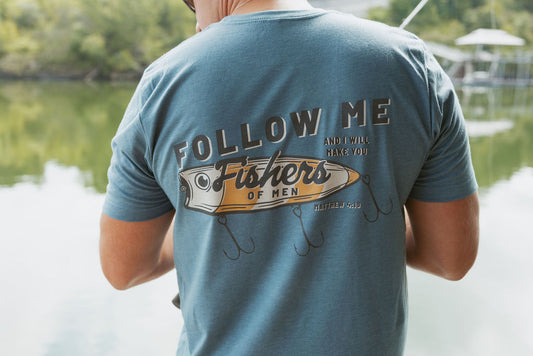 Fishers of Men | Men's Tee-Sister Shirts-Sister Shirts, Cute & Custom Tees for Mama & Littles in Trussville, Alabama.