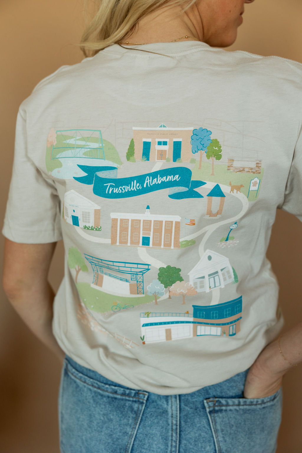Trussville City Landmarks | Adult Tee-Womens - Tops - Tees-Sister Shirts-Sister Shirts, Cute & Custom Tees for Mama & Littles in Trussville, Alabama.