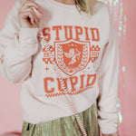 Stupid Cupid | Adult Crewneck | RTS-Adult Crewneck-Sister Shirts-Sister Shirts, Cute & Custom Tees for Mama & Littles in Trussville, Alabama.