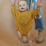 Here for the Pie | Sweatshirt Bubble Romper-Baby - Tops-Sister Shirts-Sister Shirts, Cute & Custom Tees for Mama & Littles in Trussville, Alabama.