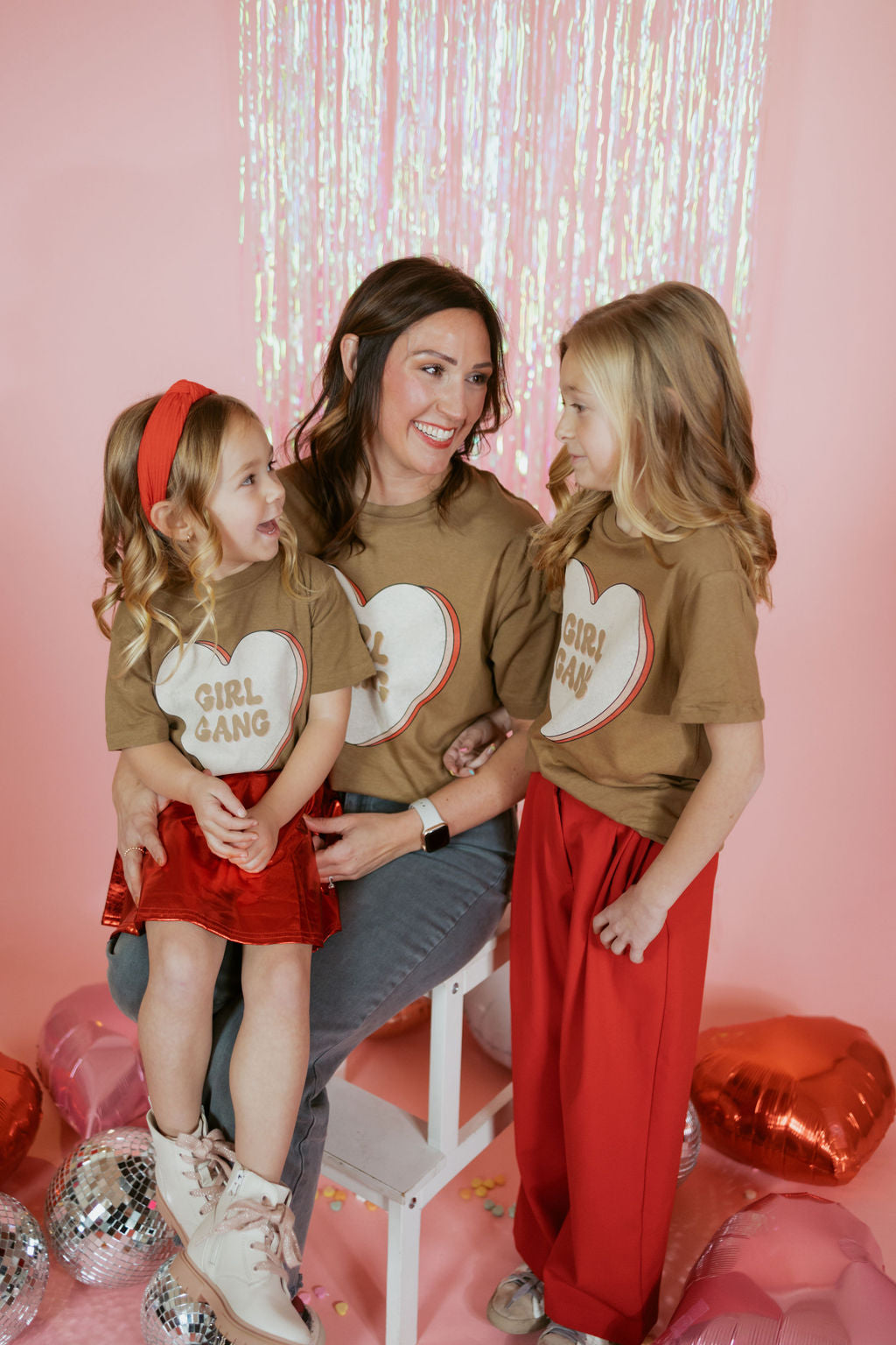 Girl Gang Multi Heart | Kids Tee-Kids Tees-Sister Shirts-Sister Shirts, Cute & Custom Tees for Mama & Littles in Trussville, Alabama.