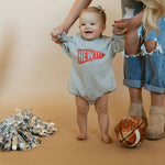 Hewitt Pennant | Sweatshirt Bubble Romper-Baby - Tops-Sister Shirts-Sister Shirts, Cute & Custom Tees for Mama & Littles in Trussville, Alabama.