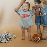Hewitt Pennant | Sweatshirt Bubble Romper-Baby - Tops-Sister Shirts-Sister Shirts, Cute & Custom Tees for Mama & Littles in Trussville, Alabama.