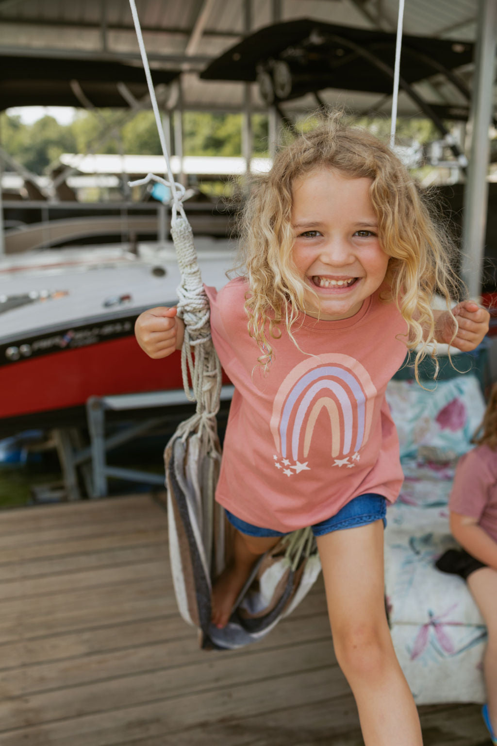 Girly Rainbow | Girl's Tee-Sister Shirts-Sister Shirts, Cute & Custom Tees for Mama & Littles in Trussville, Alabama.