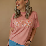 Floral Mom | Mom Crop Tee-Womens - Tops - Tees-Sister Shirts-Sister Shirts, Cute & Custom Tees for Mama & Littles in Trussville, Alabama.