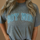 Boy Mom | Mom Crop Tee-Womens - Tops - Tees-Sister Shirts-Sister Shirts, Cute & Custom Tees for Mama & Littles in Trussville, Alabama.