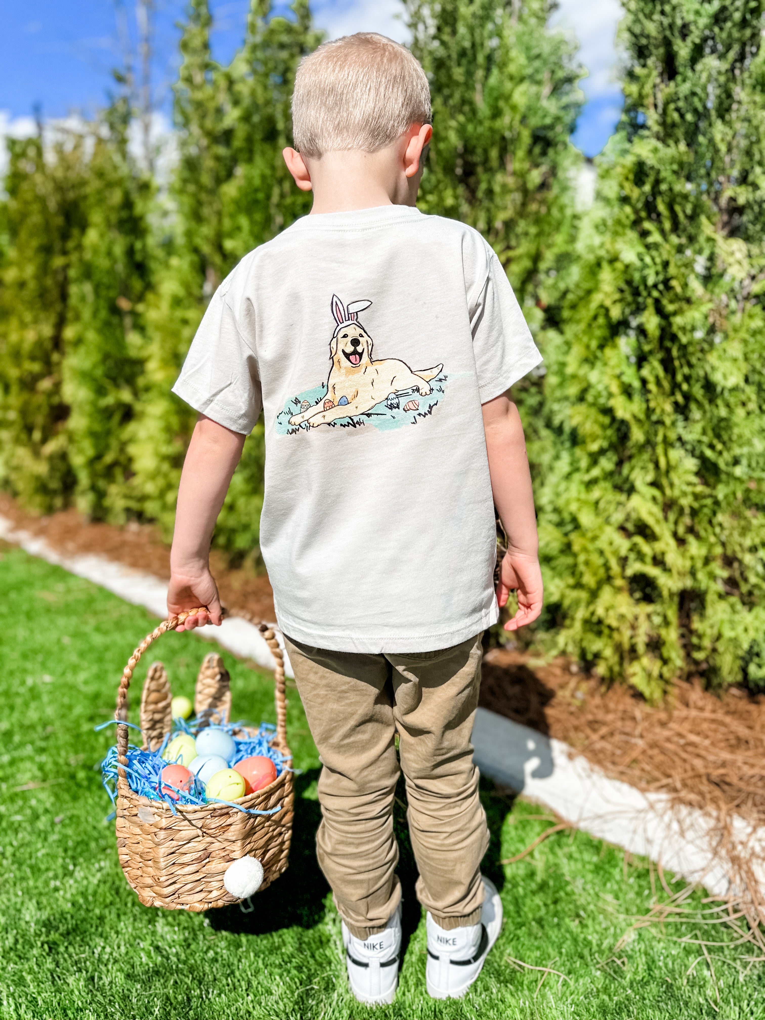 Easter Pup | Kids Tee-Youth - Tops - Tees-Sister Shirts-Sister Shirts, Cute & Custom Tees for Mama & Littles in Trussville, Alabama.