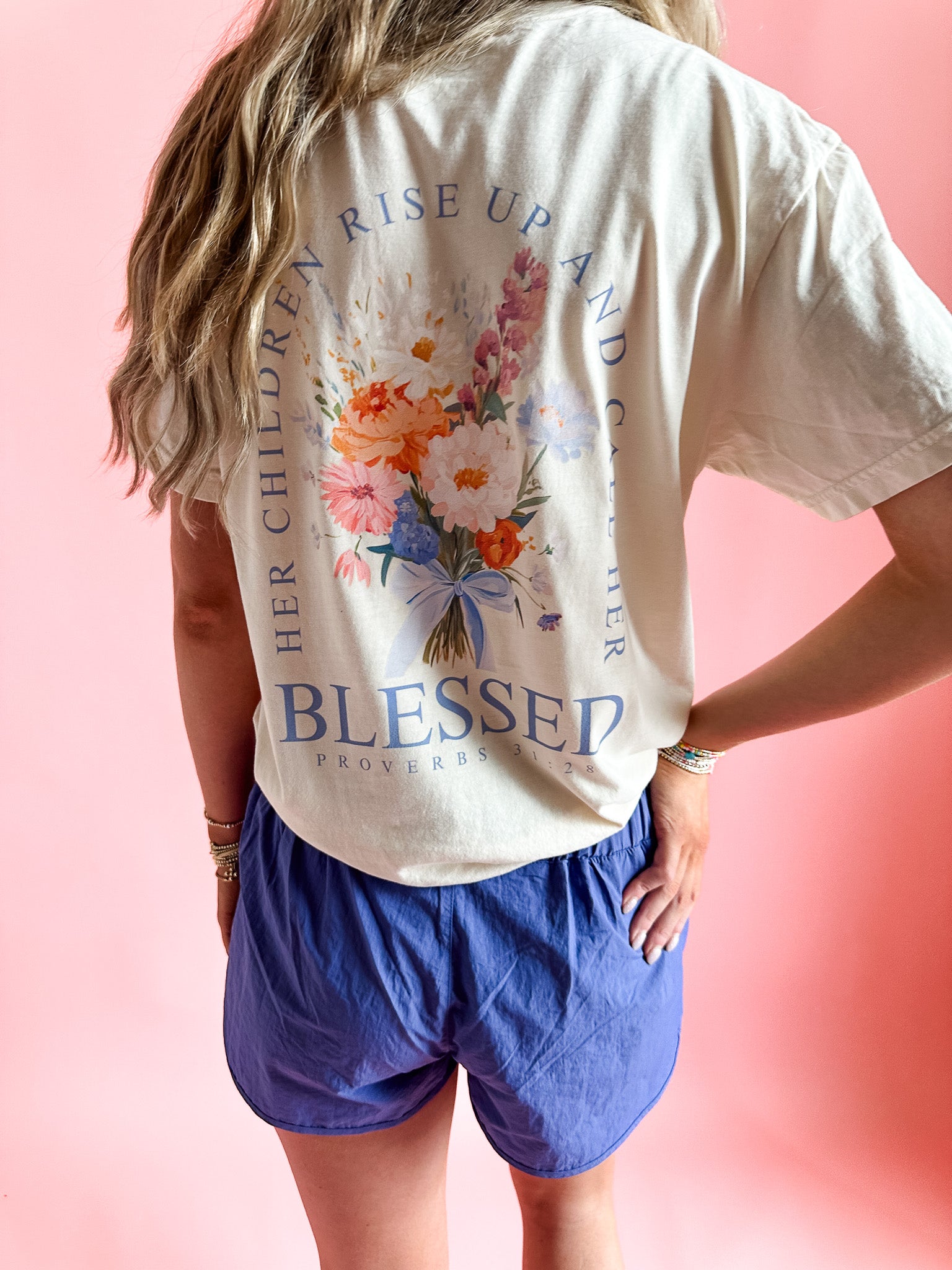 Her Children Call Her Blessed | Adult Tee-Womens - Tops - Tees-Sister Shirts-Sister Shirts, Cute & Custom Tees for Mama & Littles in Trussville, Alabama.