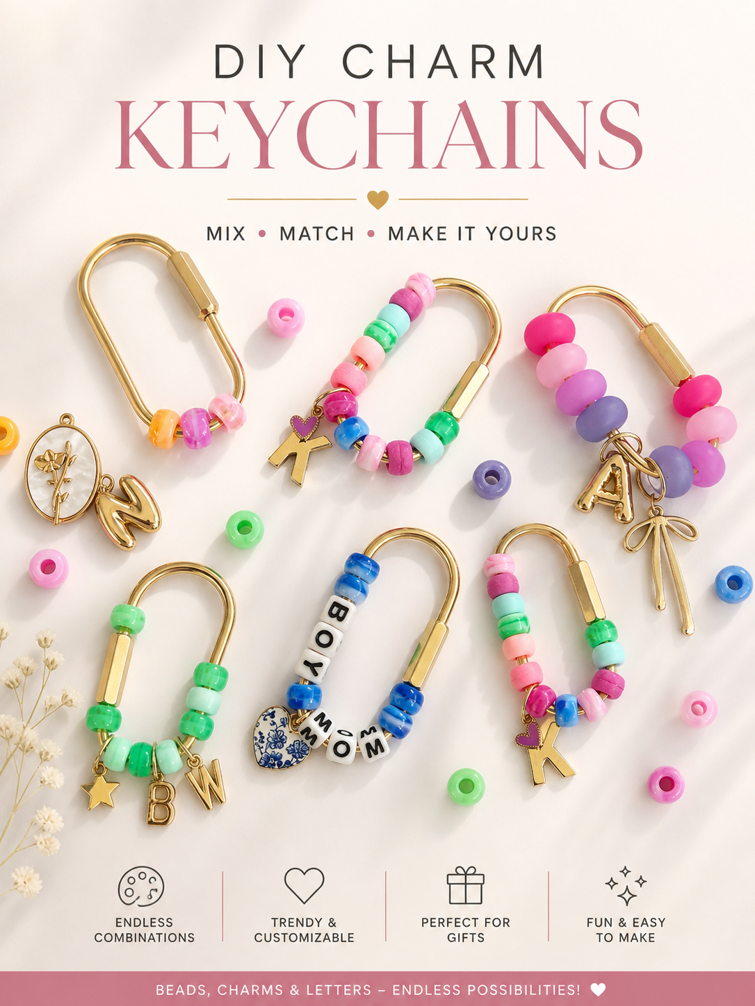 DIY Charm Keychain-Sister Shirts-Sister Shirts, Cute & Custom Tees for Mama & Littles in Trussville, Alabama.