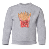 Fries Before Guys | Kids Crewneck | RTS-Kids Crewneck-Sister Shirts-Sister Shirts, Cute & Custom Tees for Mama & Littles in Trussville, Alabama.