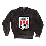 Trussville United Distressed | Adult Mineral Wash Crewneck-Women - Tops - Crewnecks-Sister Shirts-Sister Shirts, Cute & Custom Tees for Mama & Littles in Trussville, Alabama.