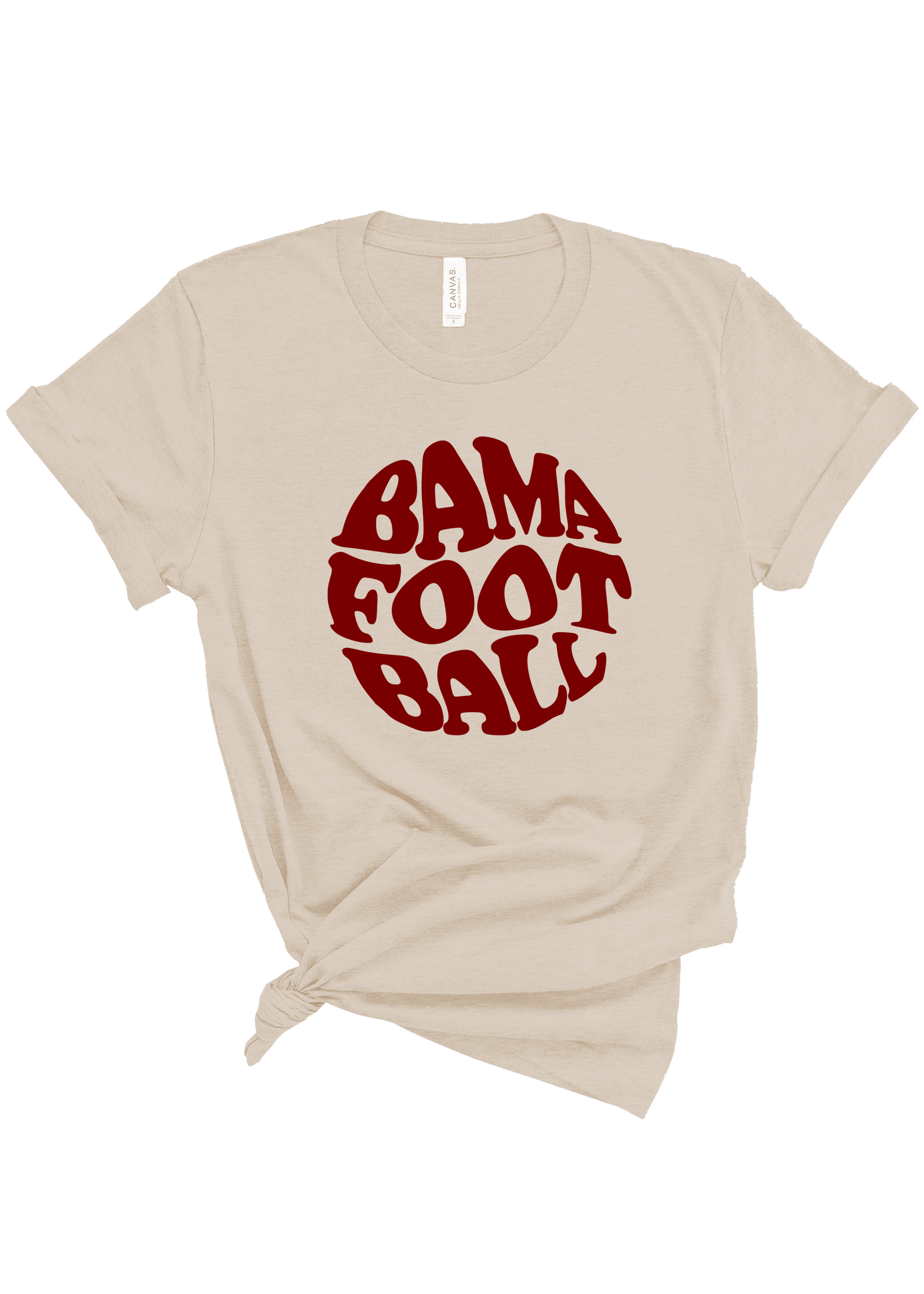 Bama Circle Football | Adult Tee-Adult Tee-Sister Shirts-Sister Shirts, Cute & Custom Tees for Mama & Littles in Trussville, Alabama.