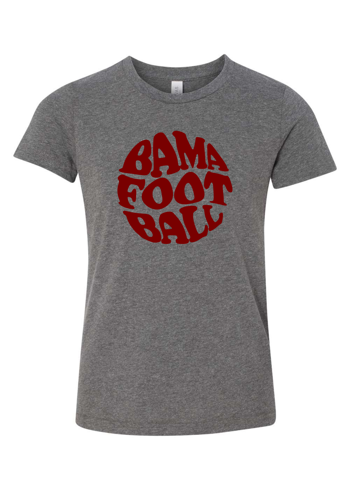 Bama Circle Football | Kids Tee-Youth - Tops - Tees-Sister Shirts-Sister Shirts, Cute & Custom Tees for Mama & Littles in Trussville, Alabama.