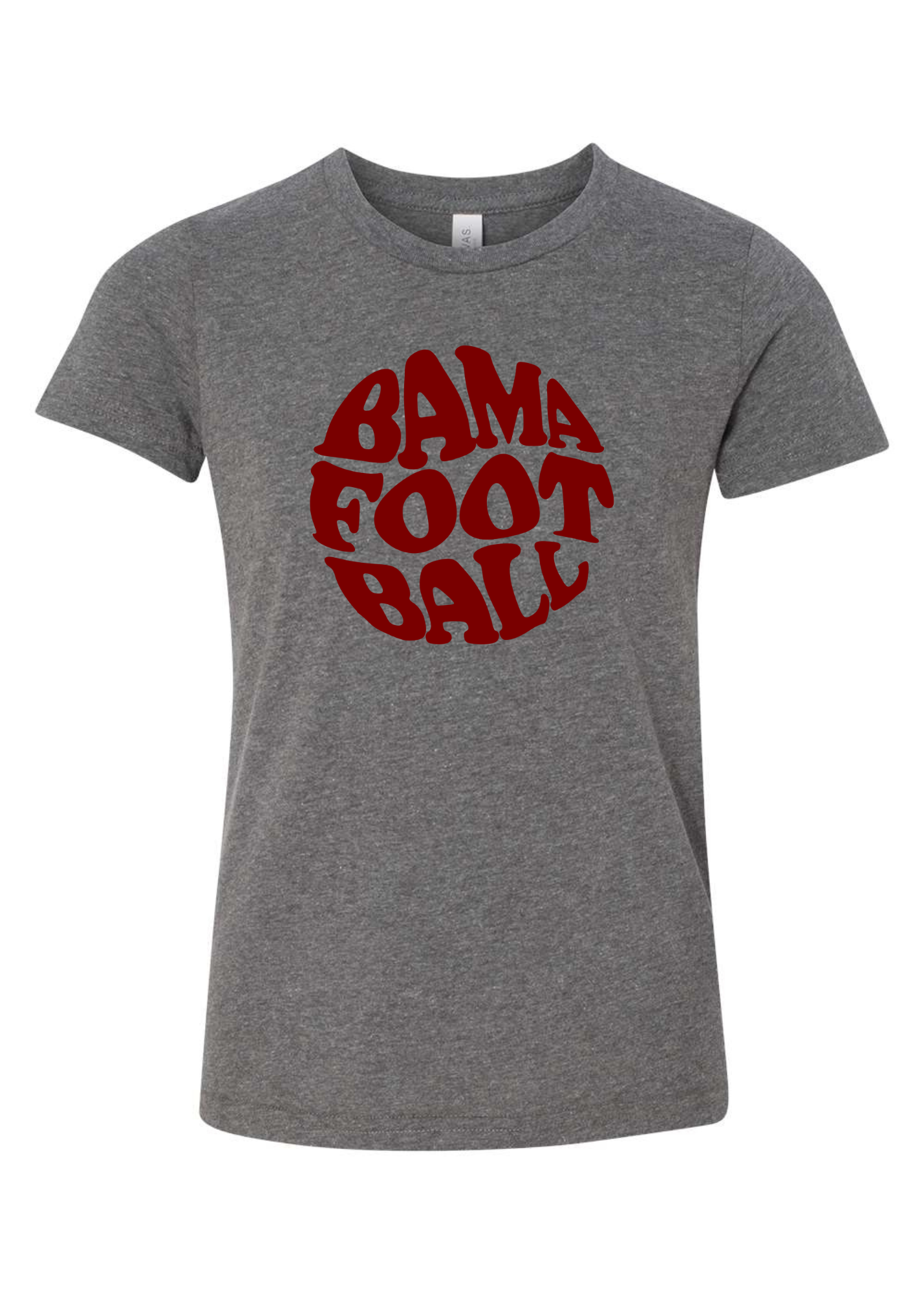 Bama Circle Football | Kids Tee-Kids Tees-Sister Shirts-Sister Shirts, Cute & Custom Tees for Mama & Littles in Trussville, Alabama.