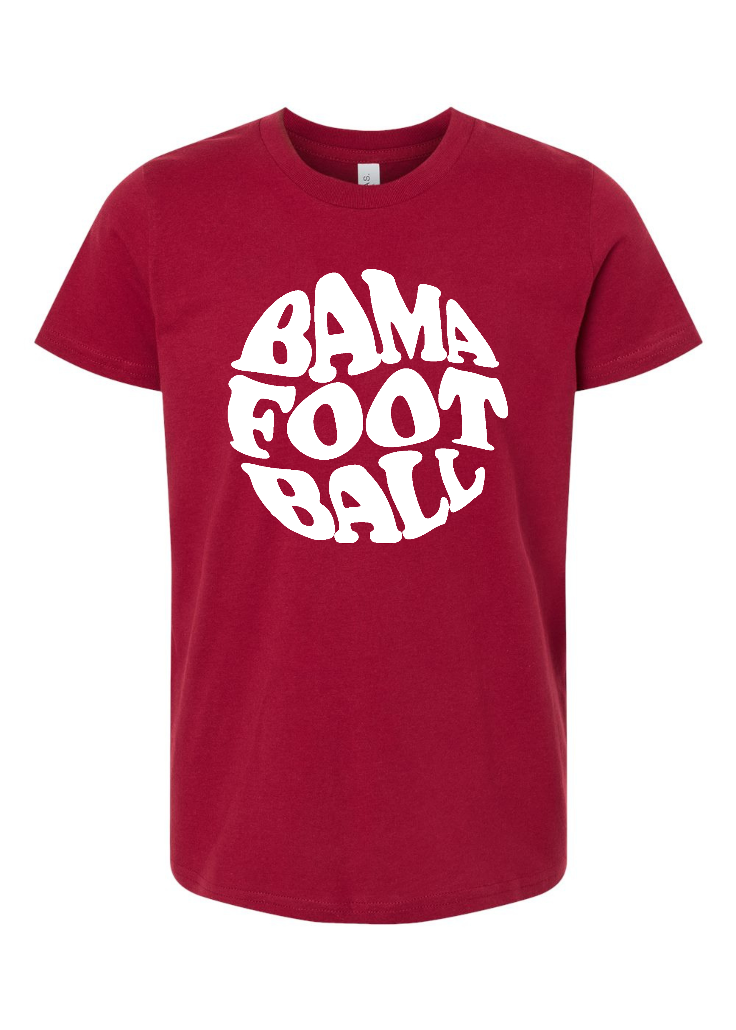 Bama Circle Football | Kids Tee-Youth - Tops - Tees-Sister Shirts-Sister Shirts, Cute & Custom Tees for Mama & Littles in Trussville, Alabama.