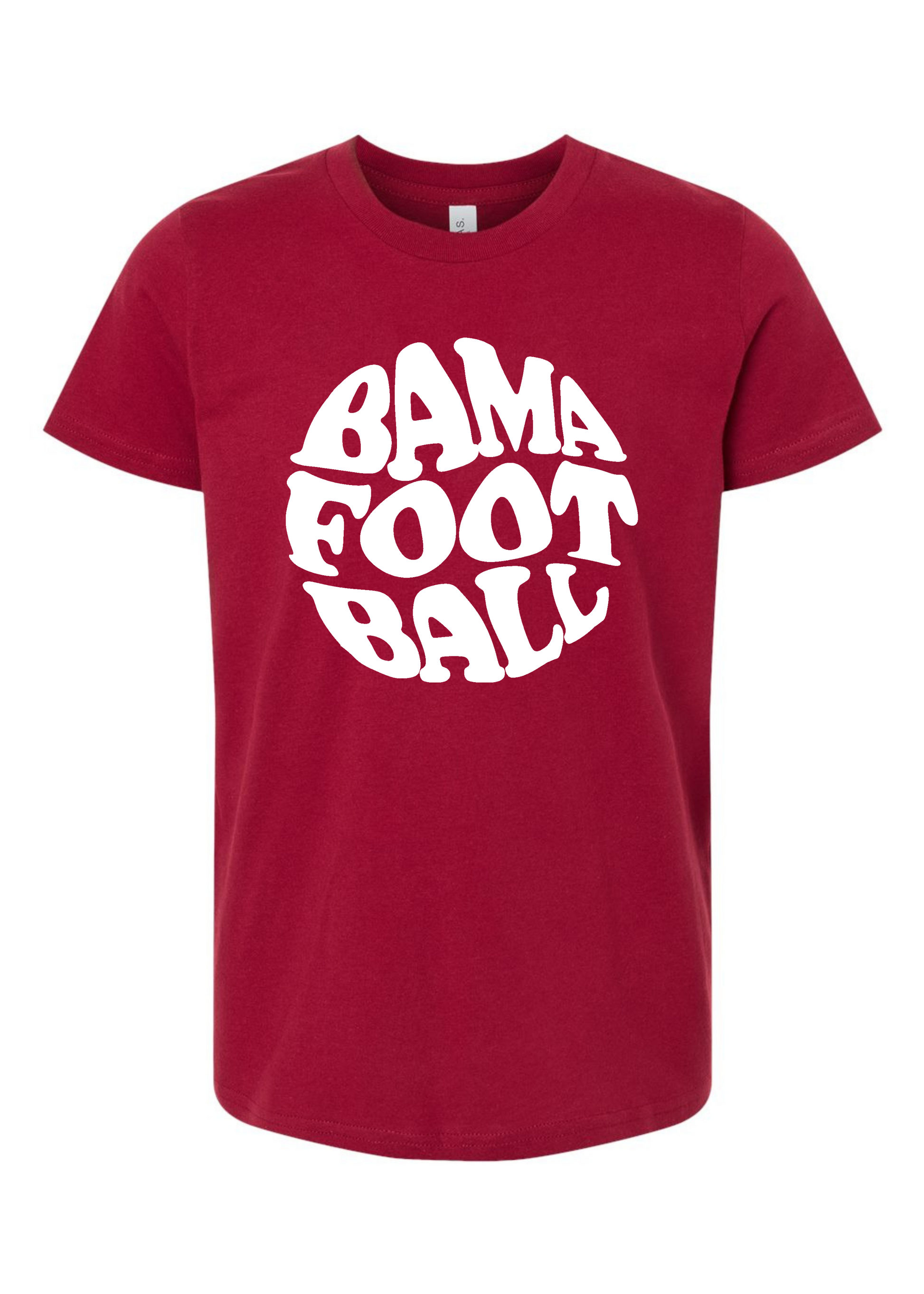 Bama Circle Football | Kids Tee-Kids Tees-Sister Shirts-Sister Shirts, Cute & Custom Tees for Mama & Littles in Trussville, Alabama.