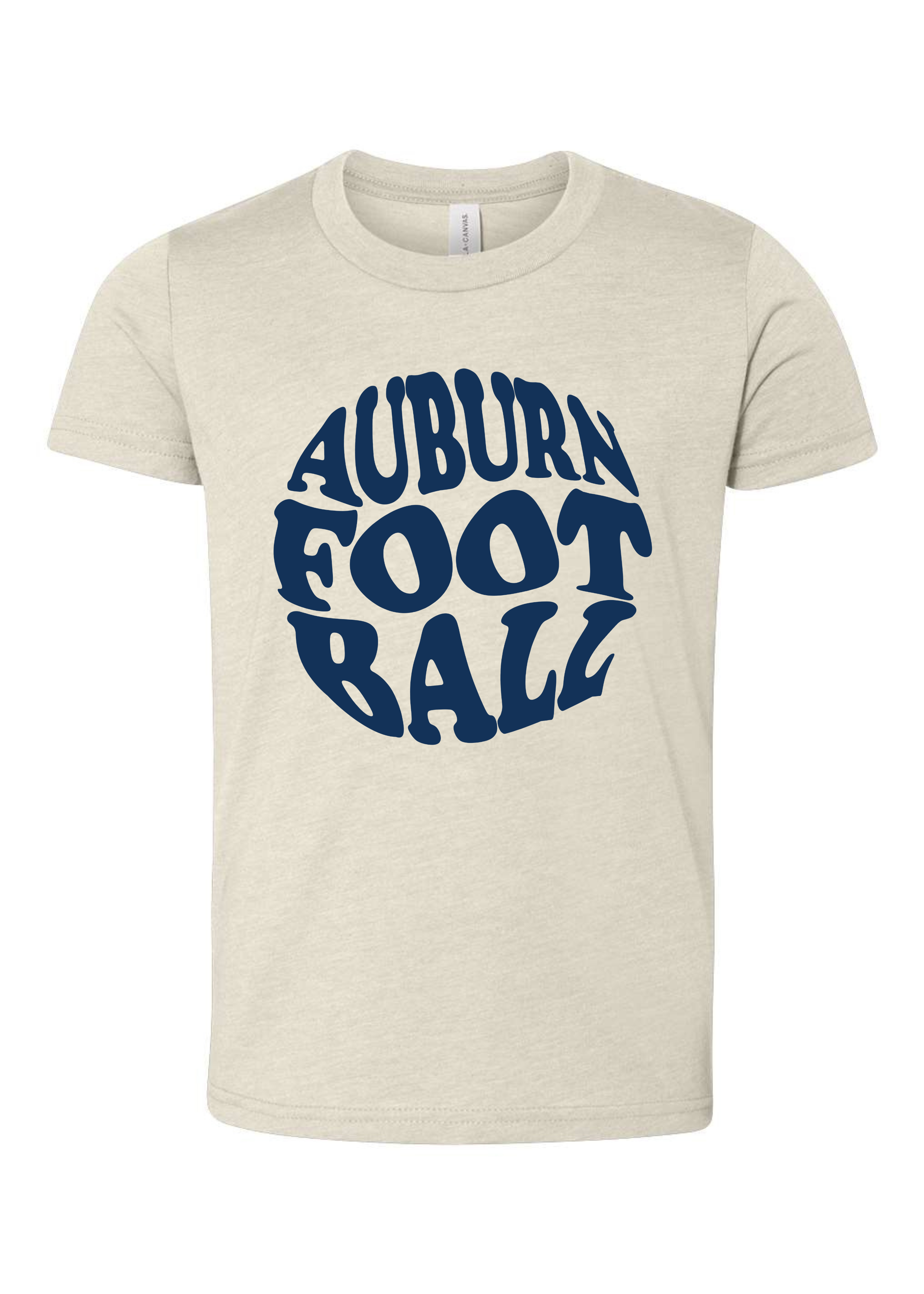 Auburn Circle Football | Kids Tee-Youth - Tops - Tees-Sister Shirts-Sister Shirts, Cute & Custom Tees for Mama & Littles in Trussville, Alabama.