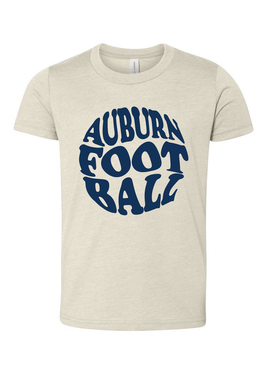 Auburn Circle Football | Kids Tee-Kids Tees-Sister Shirts-Sister Shirts, Cute & Custom Tees for Mama & Littles in Trussville, Alabama.