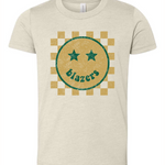 Blazers Happy Checkered | Kids Tee-Youth - Tops - Tees-Sister Shirts-Sister Shirts, Cute & Custom Tees for Mama & Littles in Trussville, Alabama.
