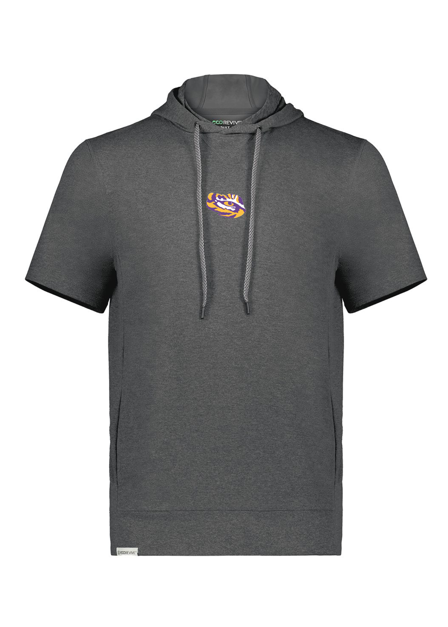 Load image into Gallery viewer, Springville Tigers Minimal Short Sleeve Performance Hoodie | Youth-Sister Shirts-Sister Shirts, Cute &amp;amp; Custom Tees for Mama &amp;amp; Littles in Trussville, Alabama.
