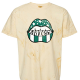 Blazers Distressed Lips | Adult Colorblast Tee-Womens - Tops - Tees-Sister Shirts-Sister Shirts, Cute & Custom Tees for Mama & Littles in Trussville, Alabama.