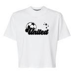 Groovy United | Mom Crop Tee-Womens - Tops - Tees-Sister Shirts-Sister Shirts, Cute & Custom Tees for Mama & Littles in Trussville, Alabama.
