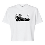 Groovy Blaze | Mom Crop Tee-Womens - Tops - Tees-Sister Shirts-Sister Shirts, Cute & Custom Tees for Mama & Littles in Trussville, Alabama.
