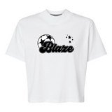 Groovy Blaze | Mom Crop Tee-Womens - Tops - Tees-Sister Shirts-Sister Shirts, Cute & Custom Tees for Mama & Littles in Trussville, Alabama.