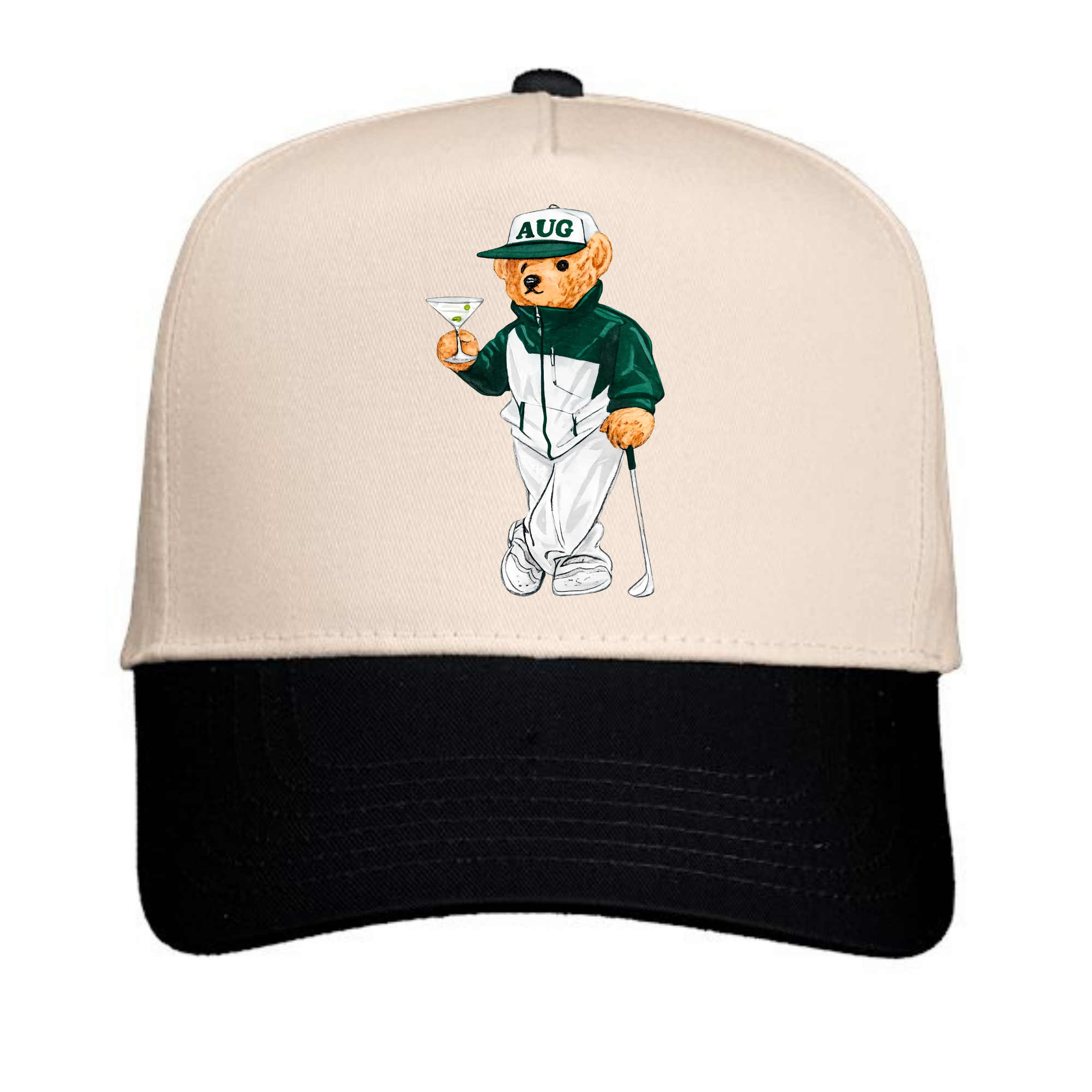 Clubhouse Bear | Canvas Trucker Hat-Sister Shirts-Sister Shirts, Cute & Custom Tees for Mama & Littles in Trussville, Alabama.