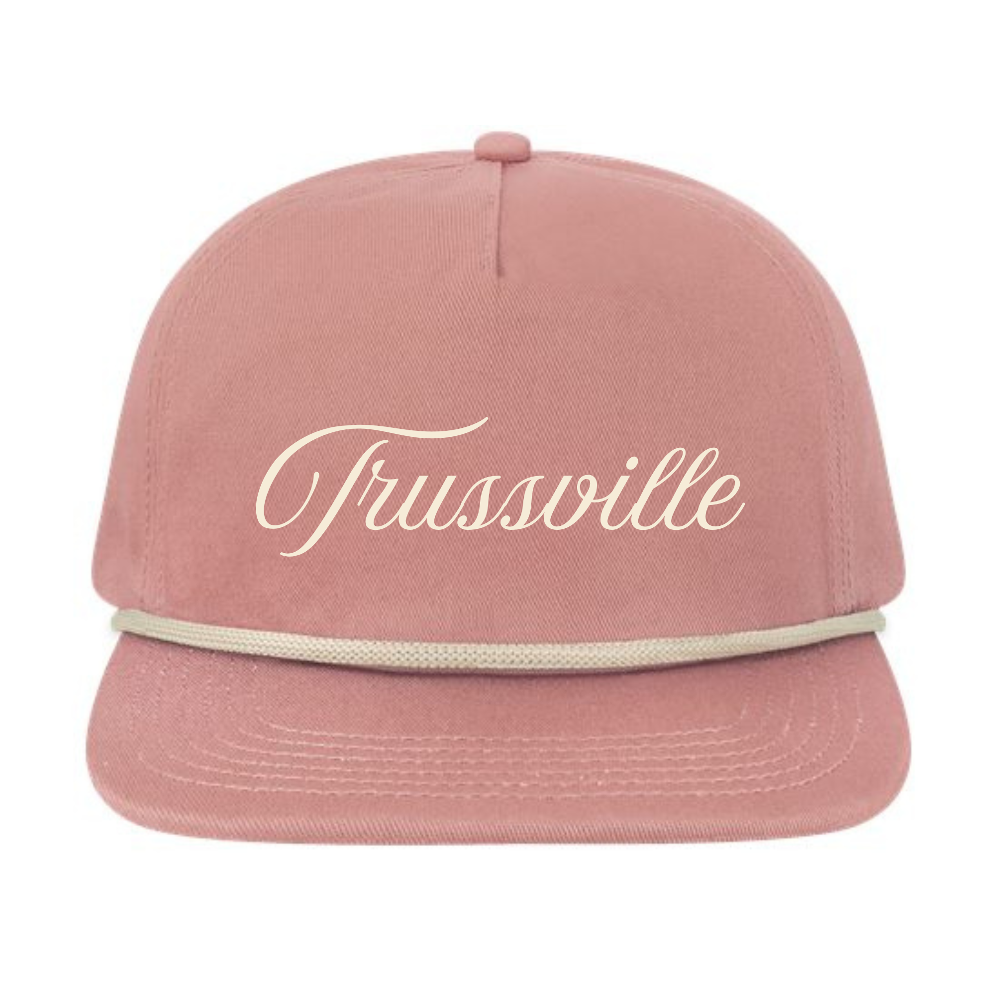 Trussville Script in Rose | Adult Hat-Women - Accessories - Hats-Sister Shirts-Sister Shirts, Cute & Custom Tees for Mama & Littles in Trussville, Alabama.