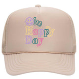 Oh Happy Day | Adult Trucker Hat-Women - Accessories - Hats-Sister Shirts-Sister Shirts, Cute & Custom Tees for Mama & Littles in Trussville, Alabama.